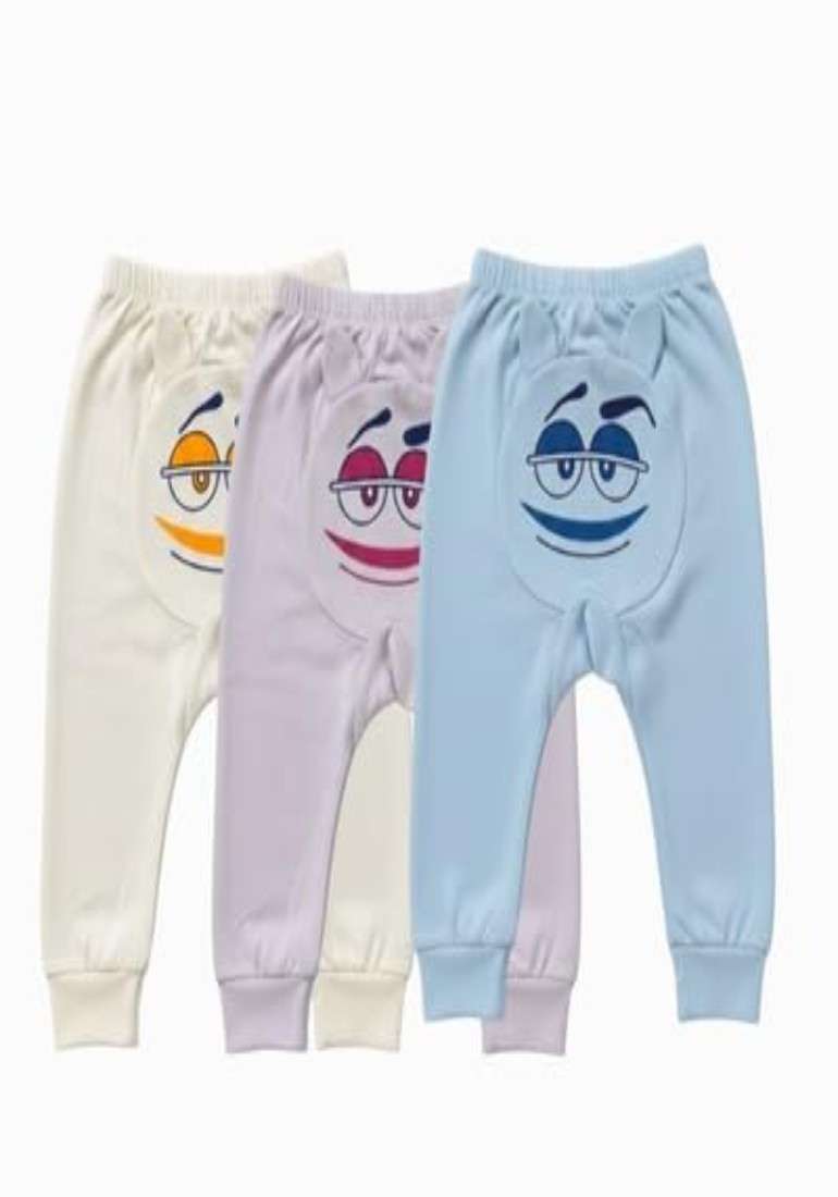 A.T.U.N. (ALL THINGS UBER NICE) BABY BOYS 100% COTTON BUM PANTS | SOFT FEEL PRINTED BACK DESIGN WITH ELASTIC WAISTBAND | COMFORTABLE STRETCH FIT BOTTOM WEAR (PACK OF 3)