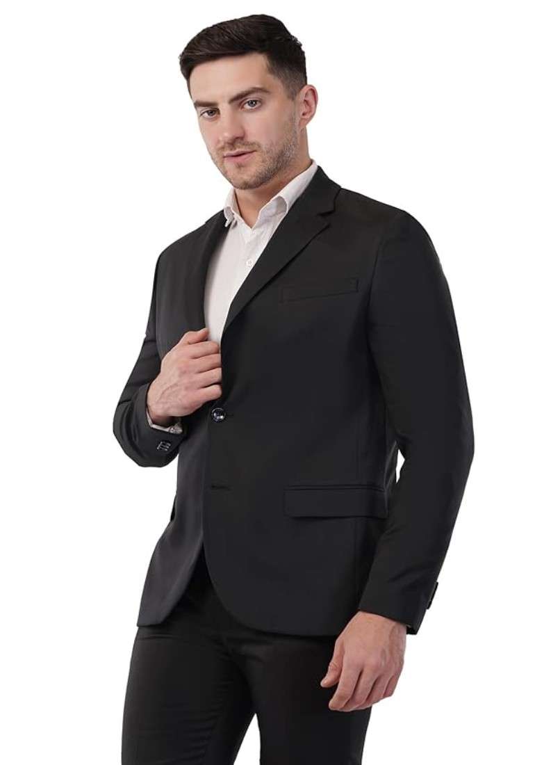 SAINTX MENS FORMAL BLAZER | FULLY LINED | SLIM FIT | PROFESSIONAL JACKET | PREMIUM BUSINESS FORMAL SUIT | OFFICE | WEDDING | ALL PURPOSE