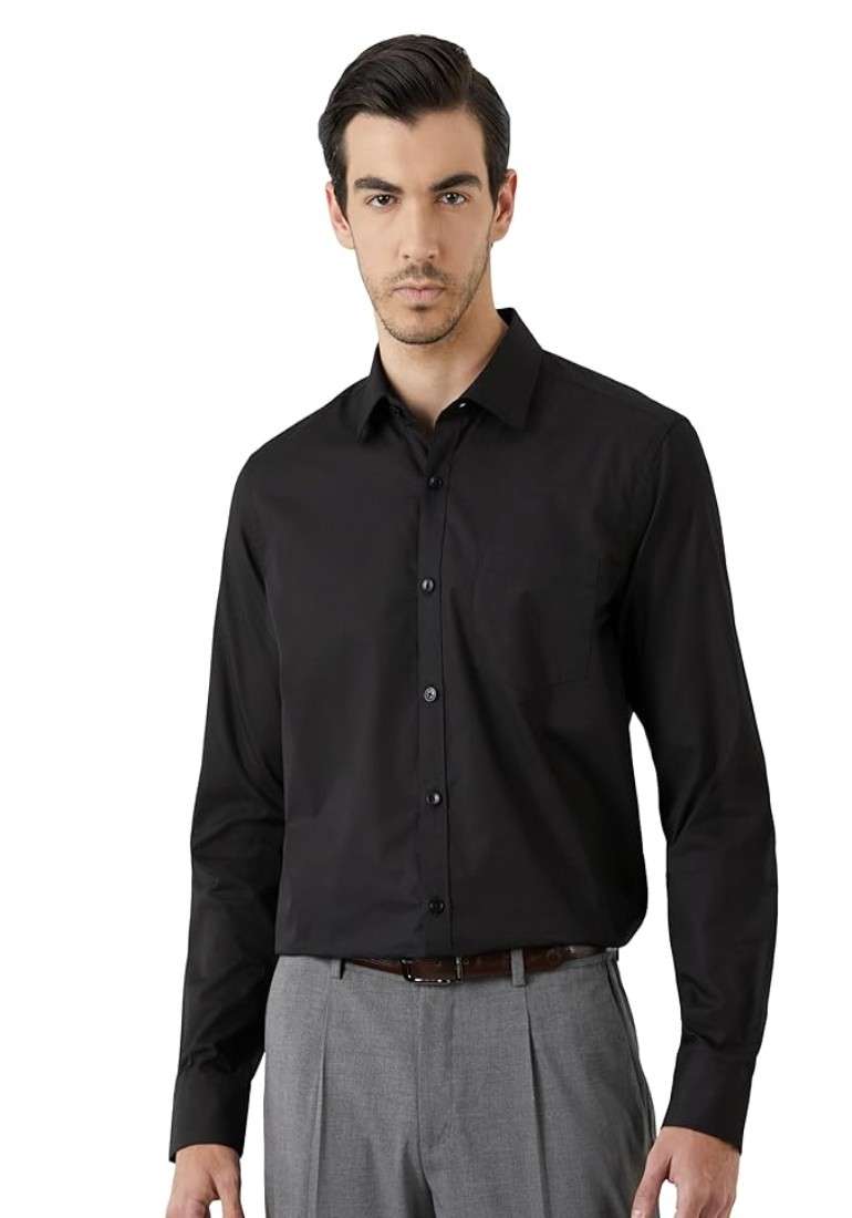  SYMBOL MENS SOLID COTTON FORMAL SHIRT | PLAIN | FULL SLEEVE-REGULAR FIT (AVAILABLE IN PLUS SIZES)
